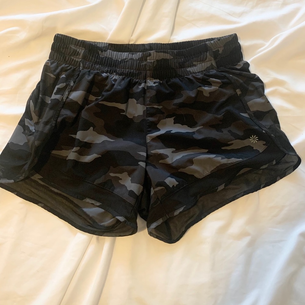 Athleta camouflage running shorts